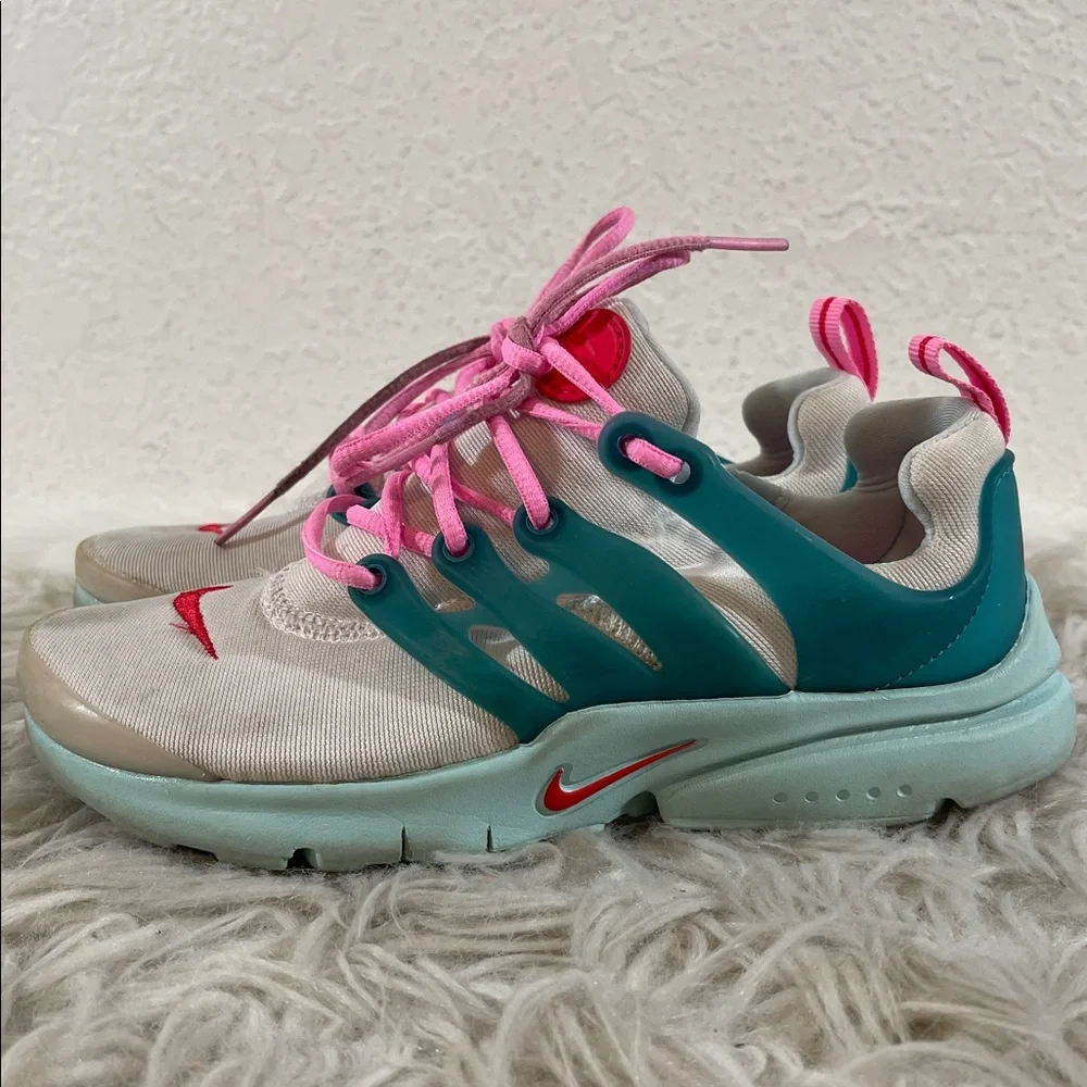Nike Air Presto 'White Jade Ice' Kids Shoes Size 2Y - Picture 7 of 11